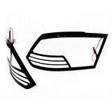 Race Sport RS-B0913RAM-TLB Black 09-14 Dodge Ram LED Tail Light Bezel with Red LED Brake and Running Lights