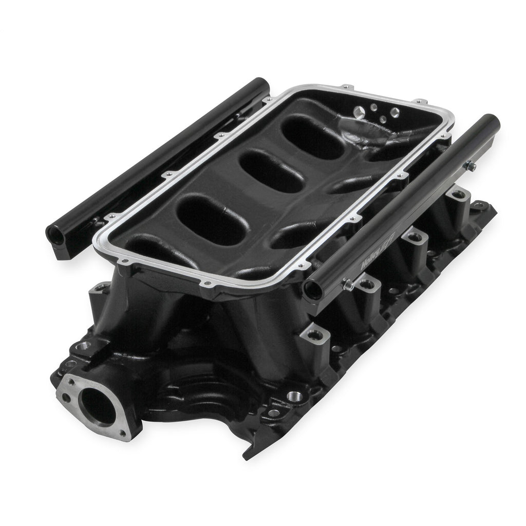 Black-351W-Ford-Hi-Ram-Efi-Manifold-Base