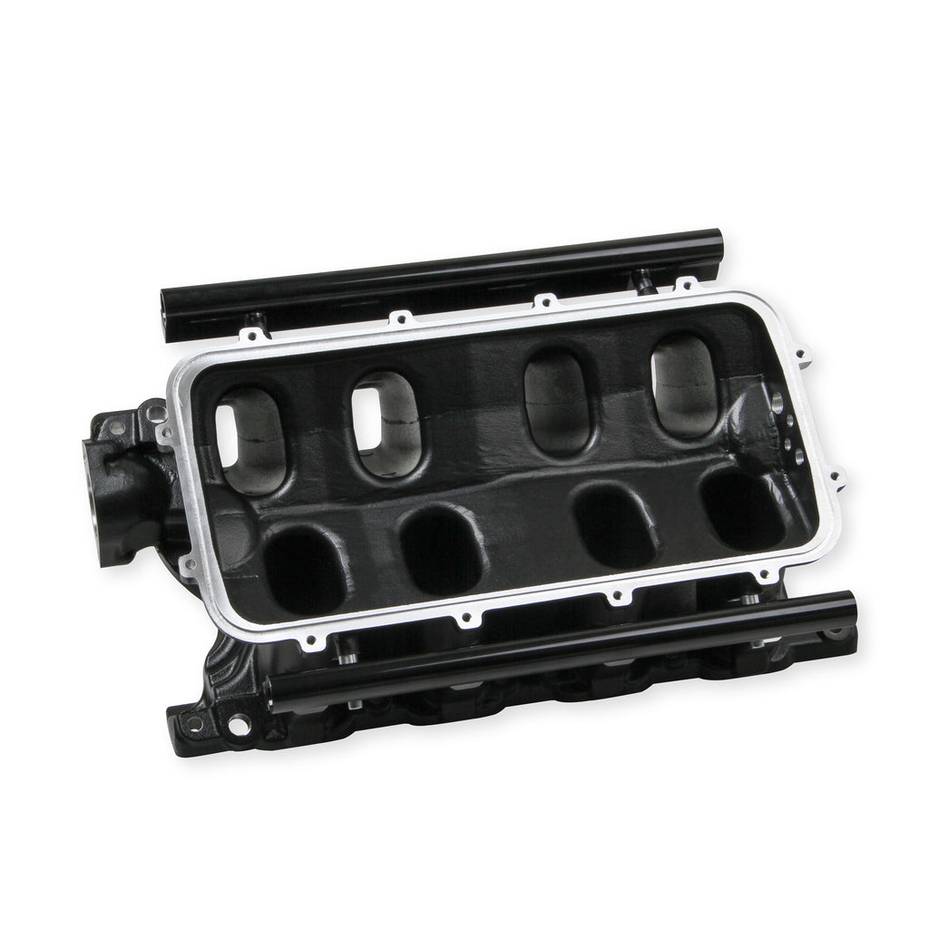 Black-351W-Ford-Hi-Ram-Efi-Manifold-Base