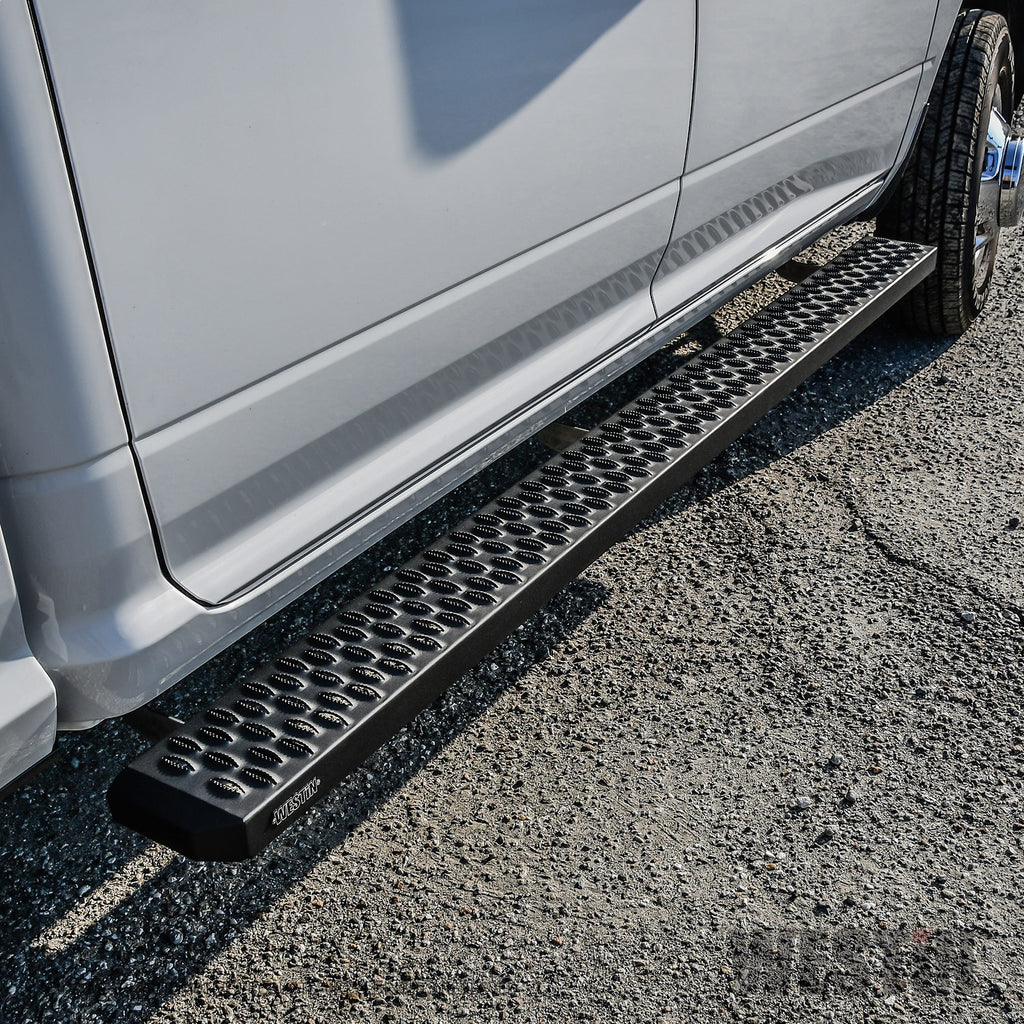 Black-83-Grate-Step-Cab-Length-Running-Boards-;-Dodge-Ram-09-18-Crew-1500-10-24-25003500-;-19-24-Classic-1500