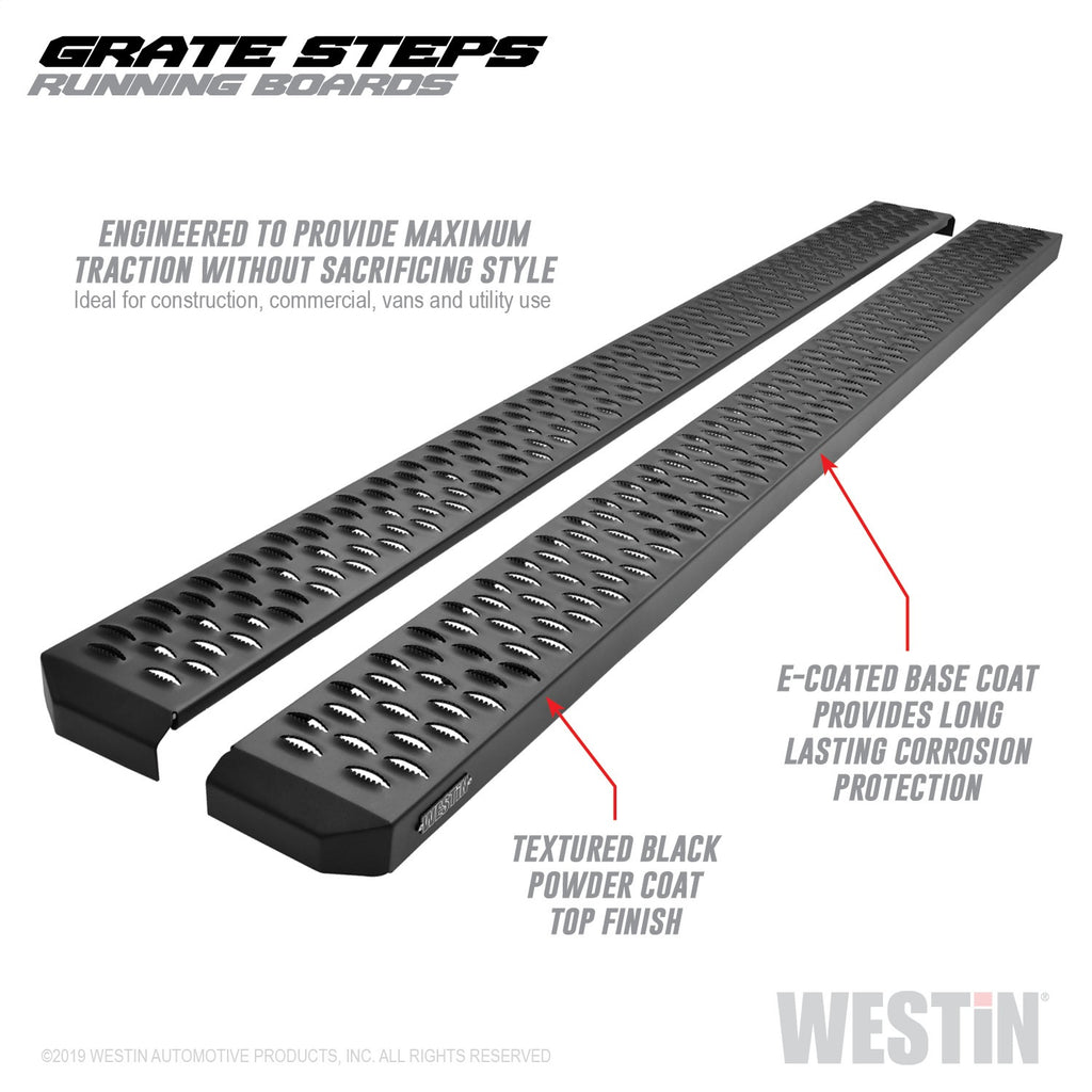 Black-83-Grate-Step-Cab-Length-Running-Boards-;-Dodge-Ram-09-18-Crew-1500-10-24-25003500-;-19-24-Classic-1500