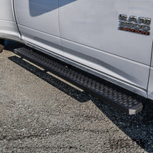 Load image into Gallery viewer, Black-83-Grate-Step-Cab-Length-Running-Boards-;-Dodge-Ram-09-18-Crew-1500-10-24-25003500-;-19-24-Classic-1500