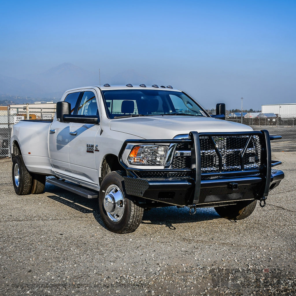 Black-83-Grate-Step-Cab-Length-Running-Boards-;-Dodge-Ram-09-18-Crew-1500-10-24-25003500-;-19-24-Classic-1500