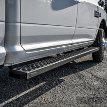 Load image into Gallery viewer, Black-83-Grate-Step-Cab-Length-Running-Boards-;-Dodge-Ram-09-18-Crew-1500-10-24-25003500-;-19-24-Classic-1500