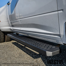 Load image into Gallery viewer, Black-83-Grate-Step-Cab-Length-Running-Boards-;-Dodge-Ram-09-18-Crew-1500-10-24-25003500-;-19-24-Classic-1500