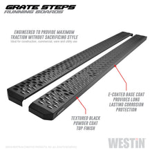 Load image into Gallery viewer, Black-86-Grate-Step-Cab-Length-Running-Boards-;-07-18-SilveradoSierra-Crew-Cab-1500-07-19-Hd