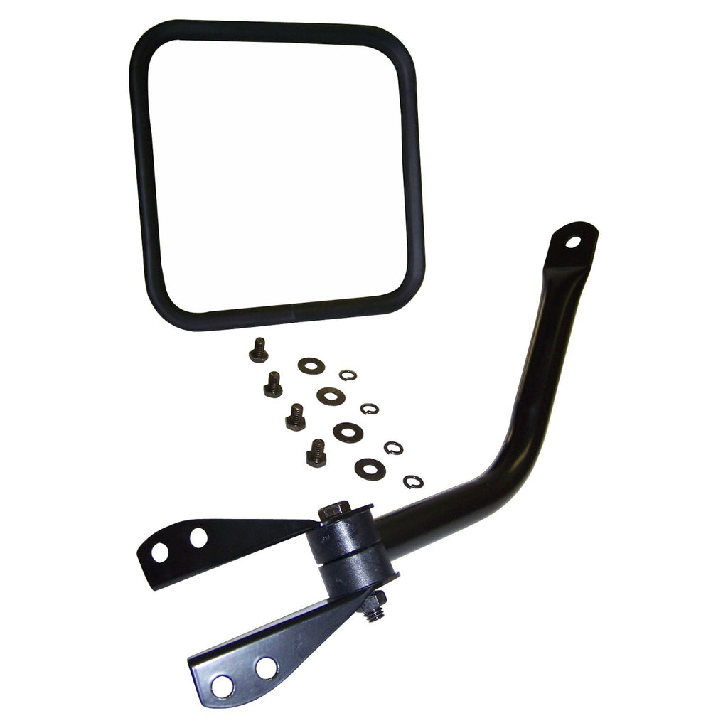 Black-Arm--Mirror-Kit-For-1955-86-Cj-5,-Cj-6,-Cj-7,-Cj-8;-Left-(Passenger)-Side