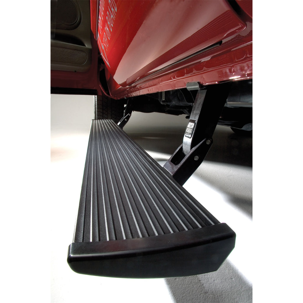 Black-Cab-Length-Power-Steps-;-14-18-SilveradoSierra-150015-19-Hd-ExtendedCrew-Cab-Gas-Models