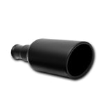 Gibson 500682-B Black Ceramic Rolled Edge Angle Exhaust Tip