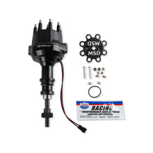 Load image into Gallery viewer, Black-Distributor-Ford-289-302,-Pro-Billet,-Small-Cap,-Steel-Gear