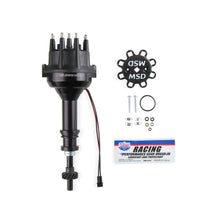 Load image into Gallery viewer, Black-Distributor-Ford-351C-460,-Pro-Billet,-Small-Cap,-Steel-Gear