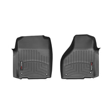 Load image into Gallery viewer, Black-Front-Floor-Liner-;-Ram-12-18-150019-23-1500-Classic-RegularQuad-Cab-12-18-25003500-Regular-Cab-With-2-Retention-Hooks-On-Driver--Passenger-Side