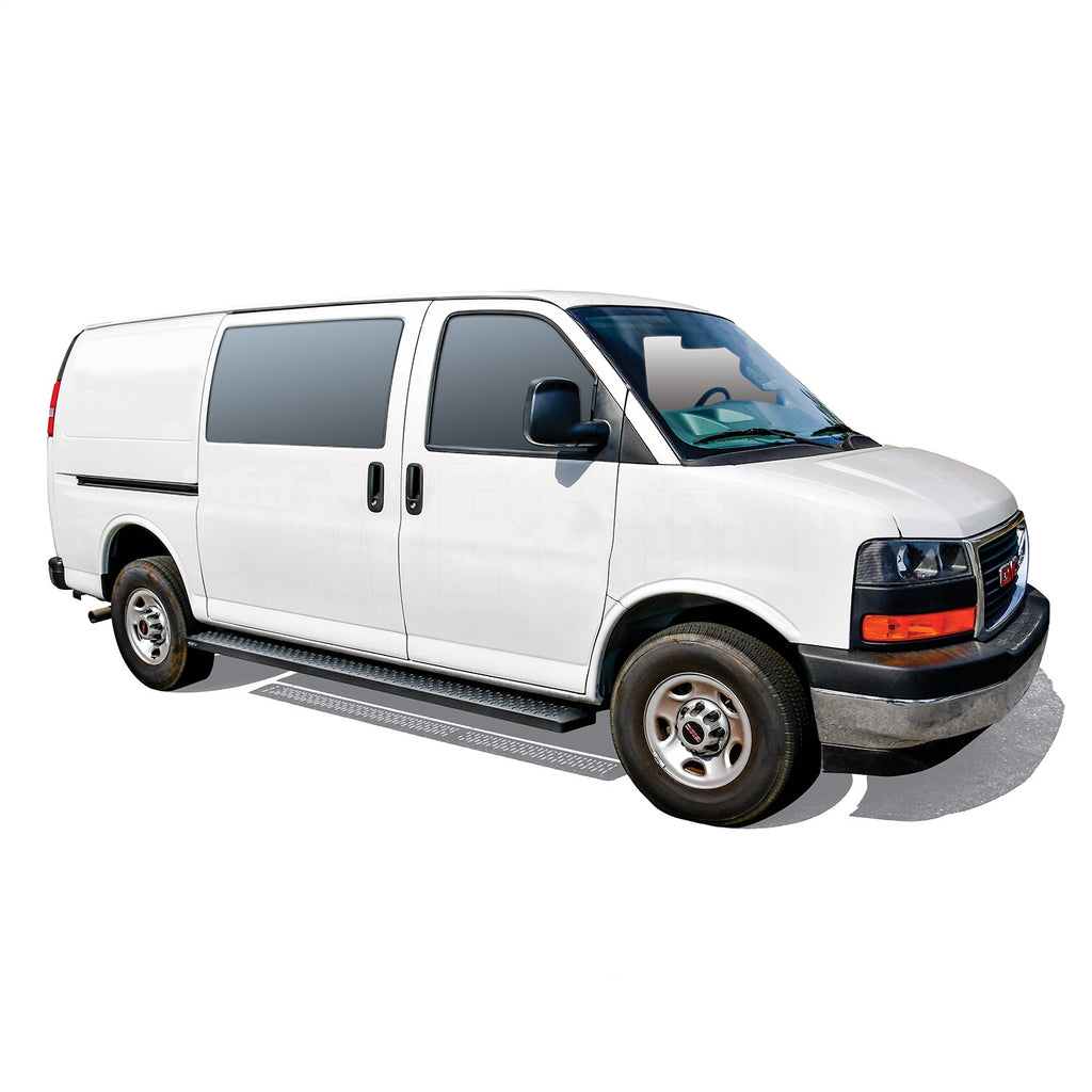 Black-Grate-Steps-;-15-24-Transit-;-36-Driver-Side--97-Passenger-Side-;-Brackets-Sold-Seperately