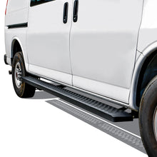 Load image into Gallery viewer, Black-Grate-Steps-;-15-24-Transit-;-36-Driver-Side--97-Passenger-Side-;-Brackets-Sold-Seperately