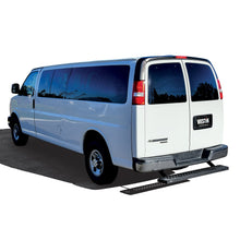 Load image into Gallery viewer, Black-Grate-Steps-;-15-24-Transit-;-Single-54-Passenger-Sliding-Door-;-Brackets-Sold-Seperately