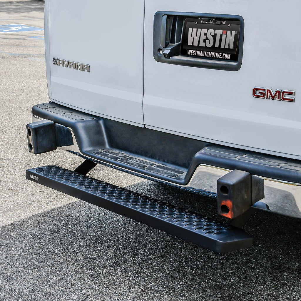Black-Grate-Steps-;-15-24-Transit-;-Single-54-Passenger-Sliding-Door-;-Brackets-Sold-Seperately