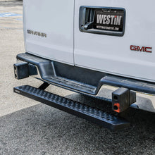 Load image into Gallery viewer, Black-Grate-Steps-;-15-24-Transit-;-Single-54-Passenger-Sliding-Door-;-Brackets-Sold-Seperately