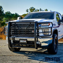Load image into Gallery viewer, Black-Grille-Guard-20-23-Silverado-Hd-Must-Go-Via-Truck