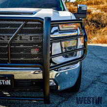 Load image into Gallery viewer, Black-Grille-Guard-20-23-Silverado-Hd-Must-Go-Via-Truck