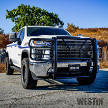 Load image into Gallery viewer, Black-Grille-Guard-20-23-Silverado-Hd-Must-Go-Via-Truck