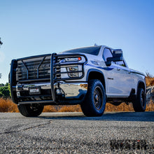 Load image into Gallery viewer, Black-Grille-Guard-20-23-Silverado-Hd-Must-Go-Via-Truck