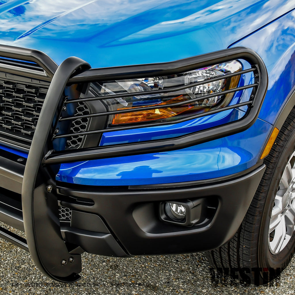 Black-Grille-Guard-;-19-22-Ranger-Must-Go-Via-Truck