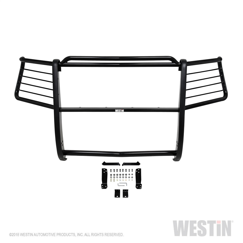 Black-Grille-Guard-;-19-22-Silverado-1500-Must-Go-Via-Truck