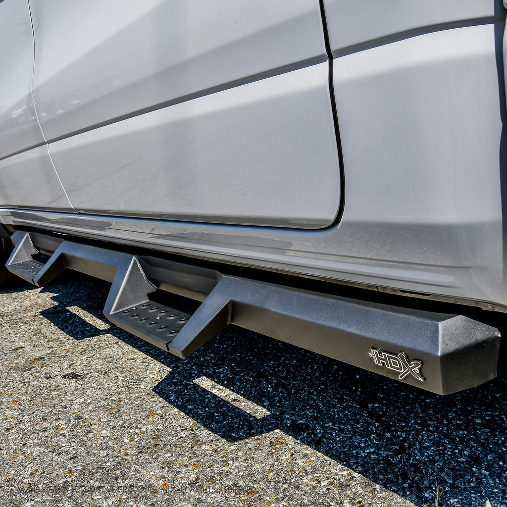 Black-Hdx-Drop-Step-;-Cab-Length-Nerf-Steps-;-19-24-Ram-1500-Crew-Cab