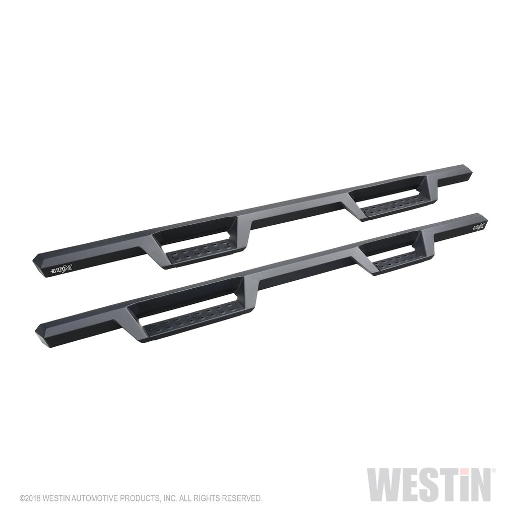 Black-Hdx-Drop-Step-;-Cab-Length-Nerf-Steps-;-19-24-SilveradoSierra-Crew-Cab-1500-20-24-Hd
