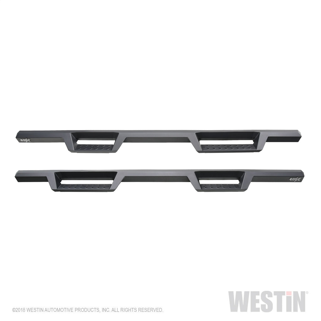 Black-Hdx-Drop-Step-;-Cab-Length-Nerf-Steps-;-19-24-SilveradoSierra-Crew-Cab-1500-20-24-Hd