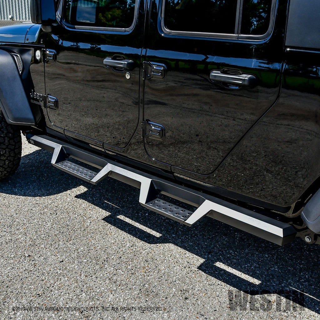 Black-Hdx-Drop-Step-;-Cab-Length-Nerf-Steps-;-20-24-Gladiator