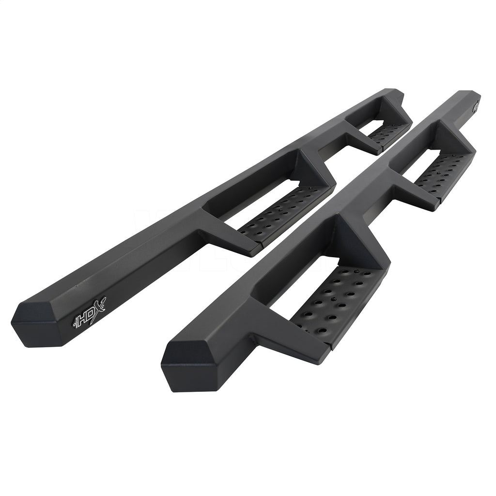 Black-Hdx-Drop-Step-;-Cab-Length-Nerf-Steps-;-21-24-Bronco-4-Door