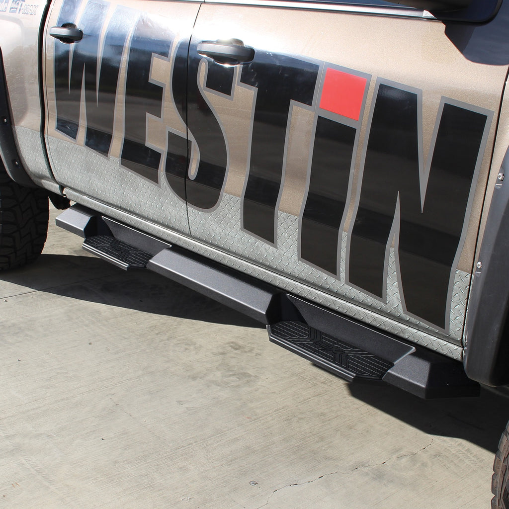 Black-Hdx-Xtreme-Board-;-Cab-Length-Nerf-Steps-;-07-18-SilveradoSierra-Crew-Cab-1500-07-19-25003500