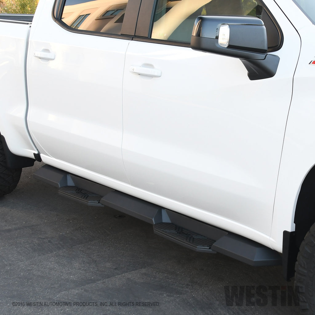 Black-Hdx-Xtreme-Board-;-Cab-Length-Nerf-Steps-;-19-24-SilveradoSierra-Crew-Cab-1500--20-24-Hd