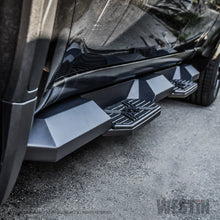 Load image into Gallery viewer, Black-Hdx-Xtreme-Board-;-Cab-Length-Nerf-Steps-;-19-24-SilveradoSierra-Extended-Cab-1500-20-24-Hd