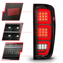 Load image into Gallery viewer, Black-Led-Tail-Lights-With-Clear-Lens-Initiation--Sequential-Signals-;-19-23-Sierra-1500--20-23-Sierra-Hd-With-Led-Tail-Lights