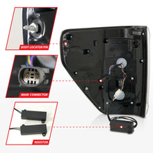 Load image into Gallery viewer, Black-Led-Tail-Lights-With-Clear-Lens-With-Initiation--Sequential-Signals-;-21-23-F150-Fits-Models-Without-Led-Tail-Lights-With-Blis-System