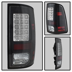 Black-Led-Taillights-13-18-Ram-150025003500-;-Not-Compatible-WIncandescent-Model-;-19-24-Classic