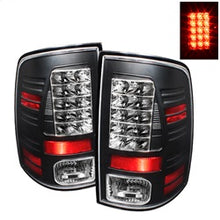 Load image into Gallery viewer, Black-Led-Taillights-Dodge-Ram-09-18-150010-18-25003500-;-Will-Not-Fit-Models-With-Factory-Led-Taillights