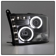 Load image into Gallery viewer, Black-Projector-Headlights-;-Dodge-Ram-09-18-150010-18-25003500-;-Will-Not-Fit-Models-With-Factory-Projector-Headlights-;-19-23-Classic