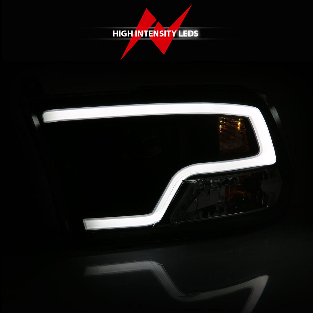 Black-Projector-Plank-Style-Headlights-With-Halo-;-09-18-Ram-1500BrNbsp;