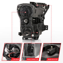Load image into Gallery viewer, Black-Projector-Plank-Style-Headlights-With-Sequential-Turn-Signal-;-15-17-F150-Without-Factory-Led-Headlights