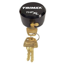 Load image into Gallery viewer, Trimax THPXLALBK Trimax Black Solid Aluminum Hockey Puck Internal Shackle Universal Fit
