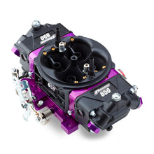 Load image into Gallery viewer, Black-Race-Series-Carburetor;-650-Cfm,-Mechanical-Secondary,-Black--Purple