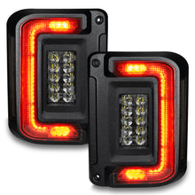 Load image into Gallery viewer, Black-Series-Flush-Mount-Led-Tail-Lights-For-Jeep-Wrangler-Jk