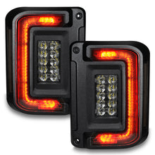 Load image into Gallery viewer, Black-Series-Flush-Mount-Led-Tail-Lights-For-Jeep-Wrangler-Jk