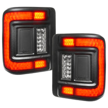 Load image into Gallery viewer, Black-Series-Flush-Mount-Led-Tail-Lights-For-Jeep-Wrangler-Jl