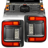 Oracle Lighting 5884-504-T  Black Series Flush Mount Led Tail Lights For Jeep Wrangler Jl