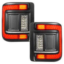 Load image into Gallery viewer, Black-Series-Flush-Mount-Led-Tail-Lights-For-Jeep-Wrangler-Jl