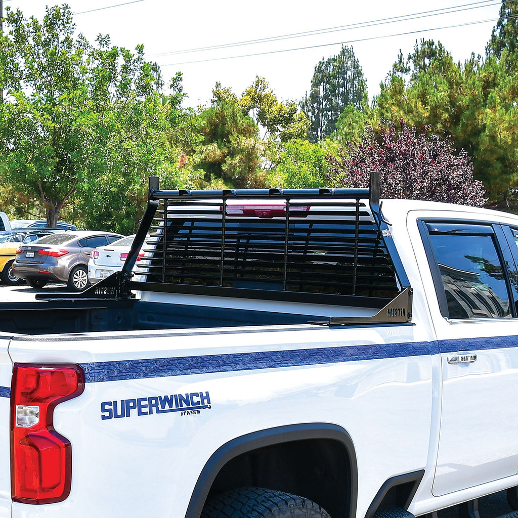 Black-Steel-Hdx-Headache-Rack-;-99-24-SilveradoSierra-1500-99-24-Hd-04-24-F150-07-21-Tundra